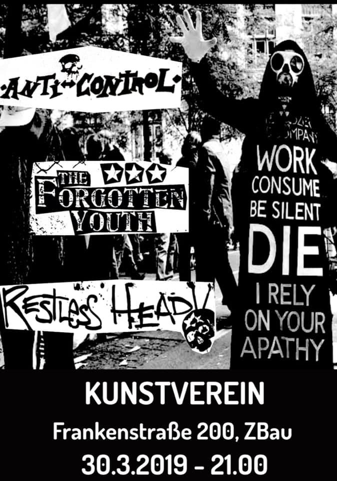 Anti Control + The Forgotten Youth + Restless Head + Disease + Earth Crust Displacement