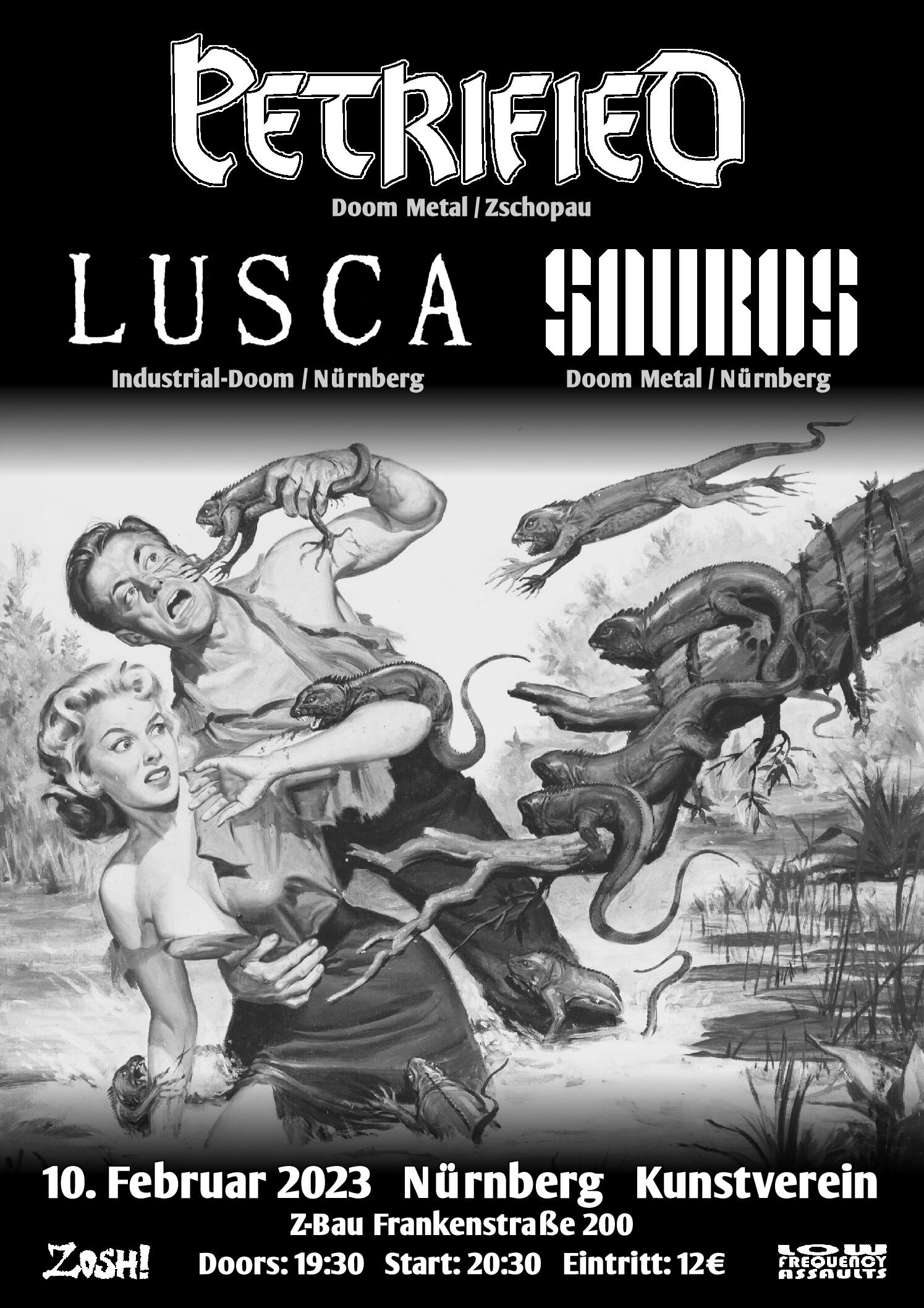 PETRIFIED + LUSCA + SAUROS