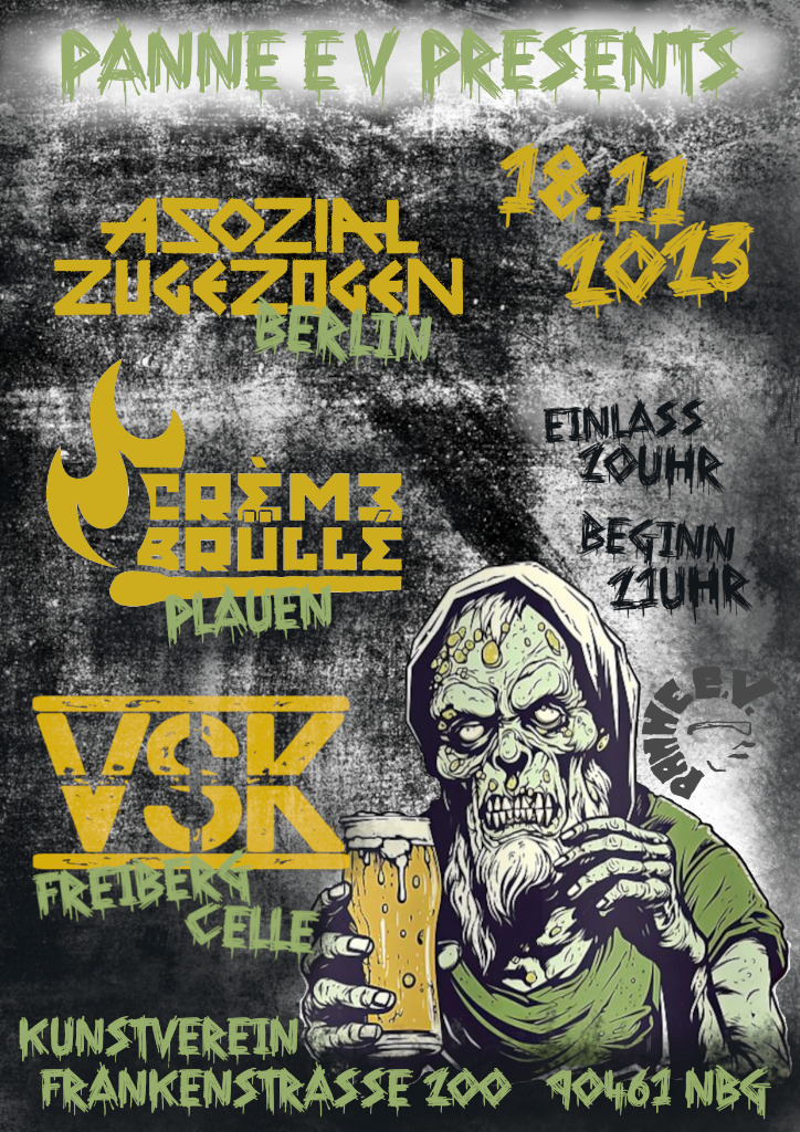 Asozial Zugezogen / Creme Brülle / VSK