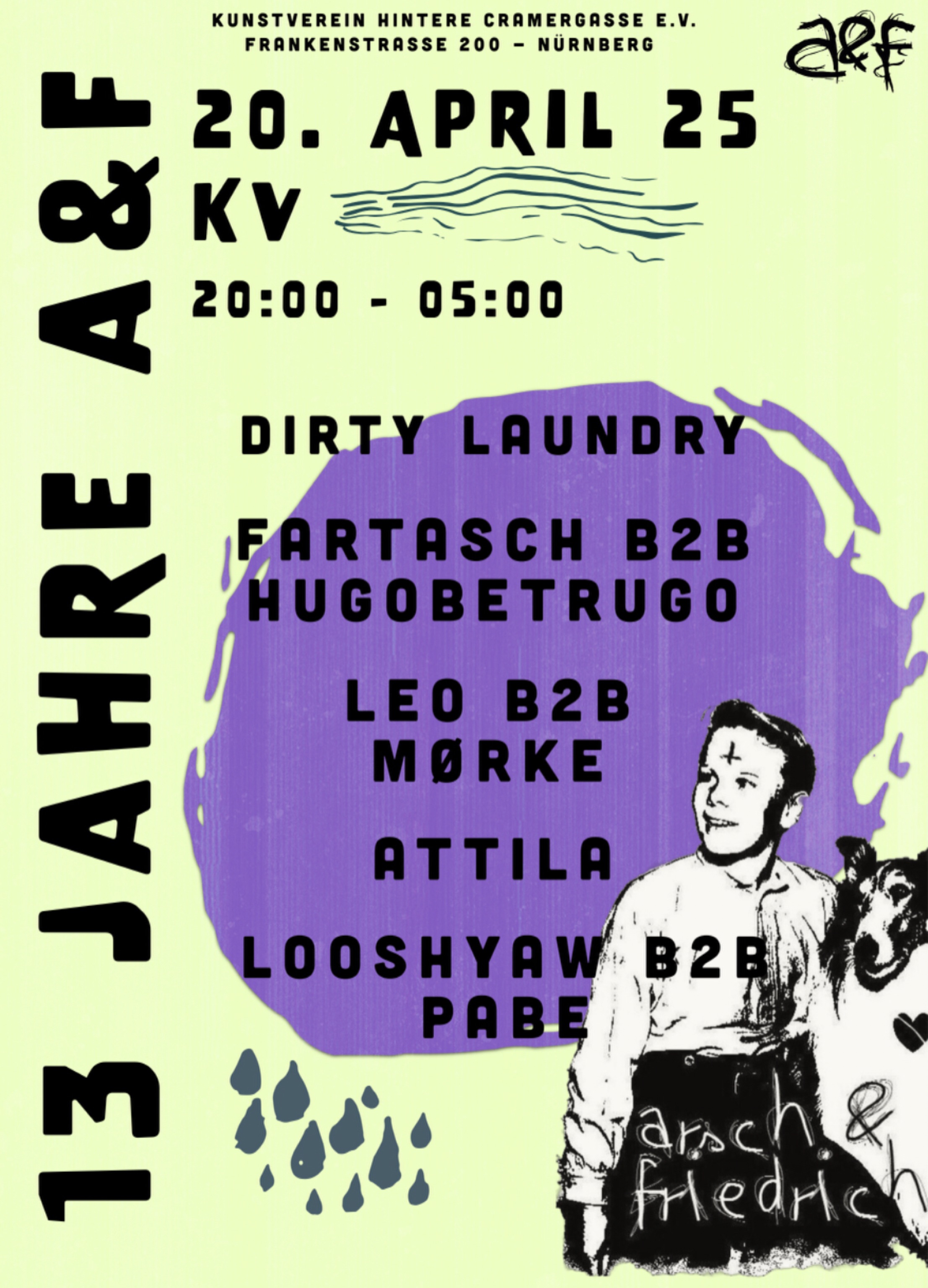 A&F 13 Jahre Jubiläum