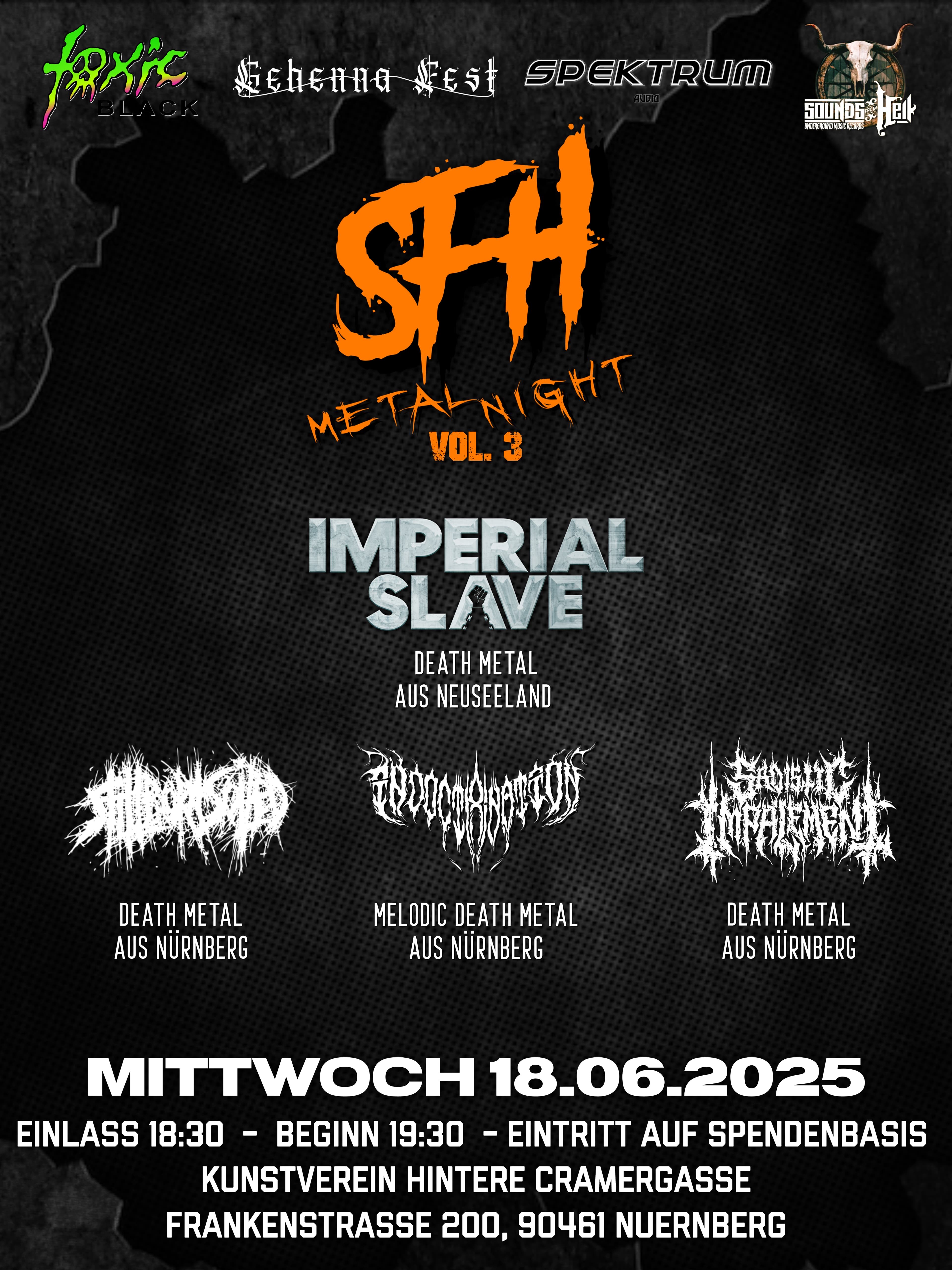 Imperial Slave + Indoctrination + Stillborn Soiled